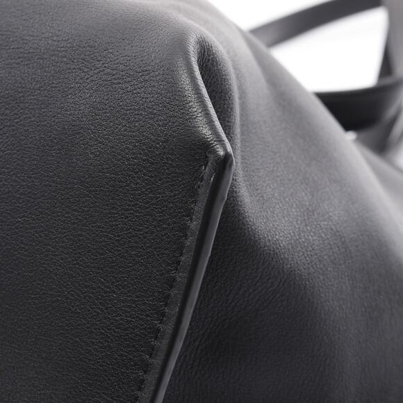 Loewe Flamenco Clutch XL Shoulder Bag Leather Black - Picture 6 of 7